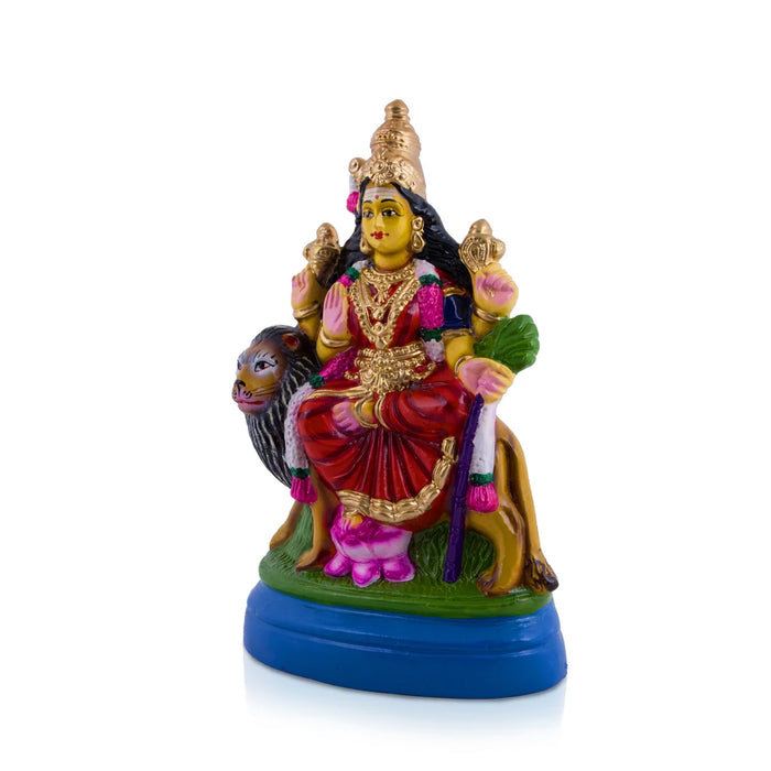 Simhavahini Durga Paper Mache Golu Bommai - 12 Inches | Giri Golu Doll/ Navaratri Golu Bomma/Gombe/Bommai