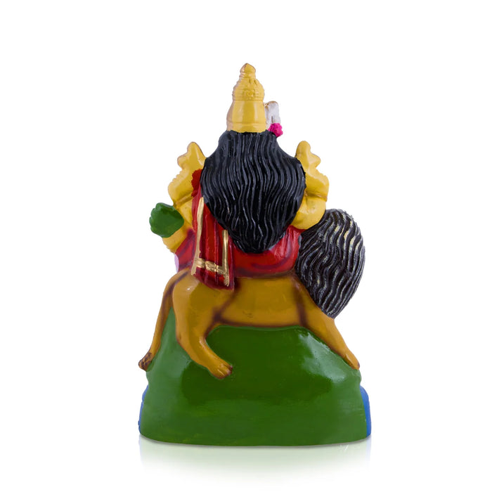 Simhavahini Durga Paper Mache Golu Bommai - 12 Inches | Giri Golu Doll/ Navaratri Golu Bomma/Gombe/Bommai