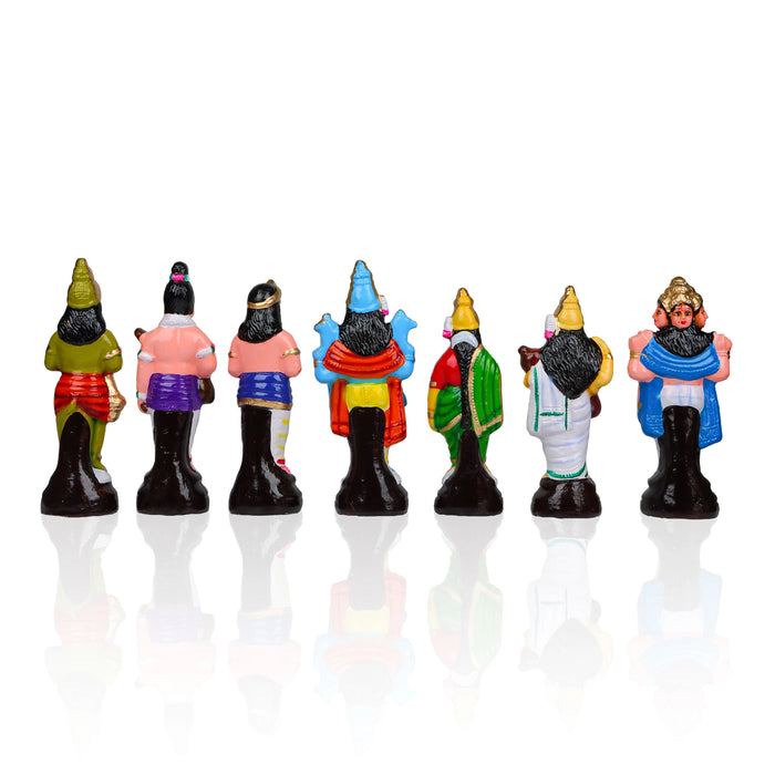 Srinivasa Kalyanam Clay Golu Bommai Set - 10 X 7 Inches | Navaratri Golu Gombe/ Giri Golu Doll/ Navratri Decor