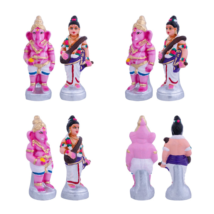 Thiruvilayadal Clay Golu Bommai Set - 9 x 6 Inches | Giri Golu Doll/ Navaratri Golu Bomma/ Dasara Doll
