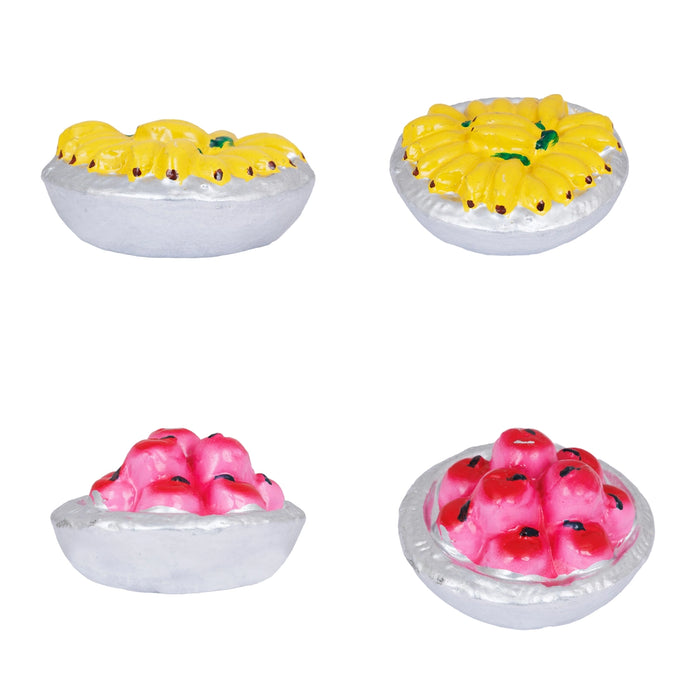 Valaikappu Clay Golu Bommai Set - 8 X 3.75 Inches | Giri Golu Doll/ Seemantham Navaratri Gombe/ Navratri Decor