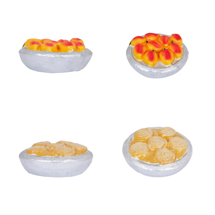 Valaikappu Clay Golu Bommai Set - 8 X 3.75 Inches | Giri Golu Doll/ Seemantham Navaratri Gombe/ Navratri Decor