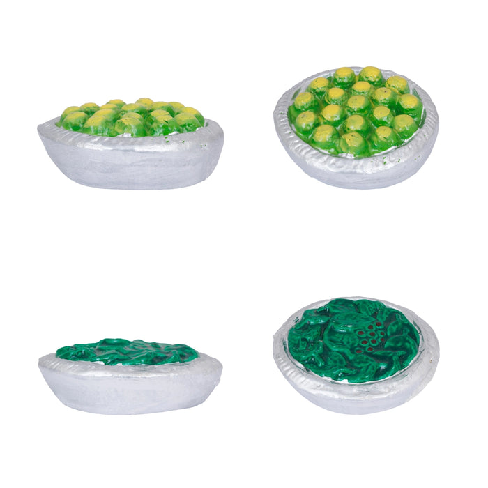 Valaikappu Clay Golu Bommai Set - 8 X 3.75 Inches | Giri Golu Doll/ Seemantham Navaratri Gombe/ Navratri Decor