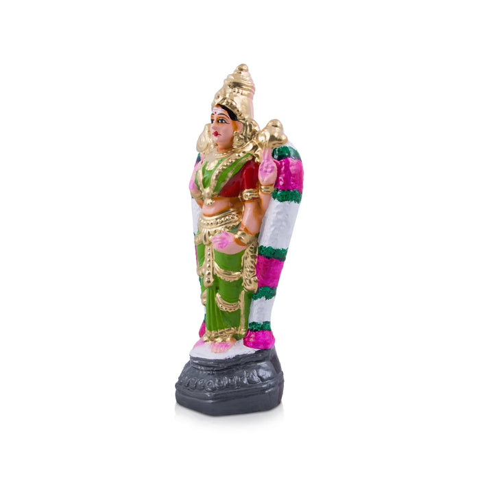 Vishnu Durga Clay Golu Bommai - 9 x 4 Inches | Giri Golu Doll/ Navaratri Golu Bomma/Gombe/Bommai