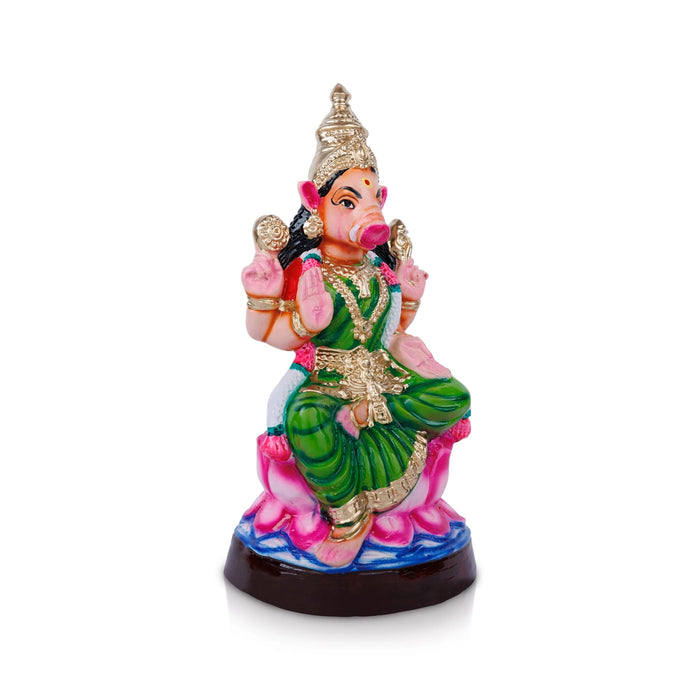 Varahi Amman Statue Paper Mache Golu Bommai - 15 X 7 Inches | Giri Golu Doll/ Navaratri Gombe/ Navratri Decor