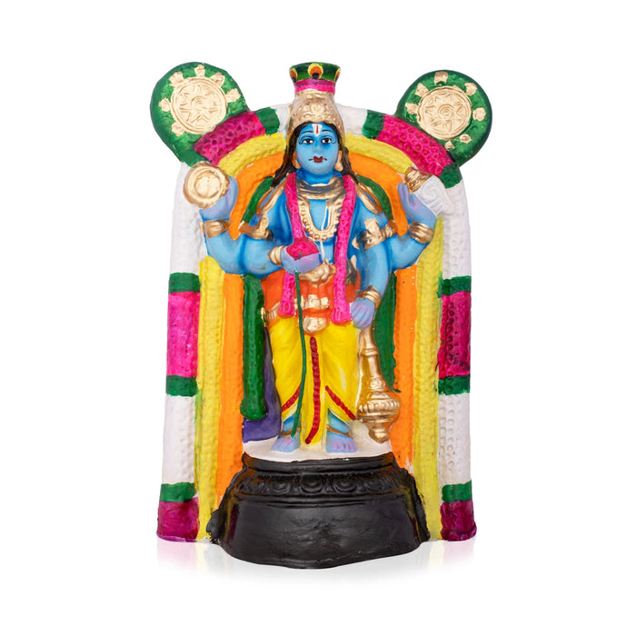 Guruvayurappan Paper Mache Golu Bommai - 12 Inches | Giri Golu Doll/ Navaratri Golu Bomma/Gombe/Bommai