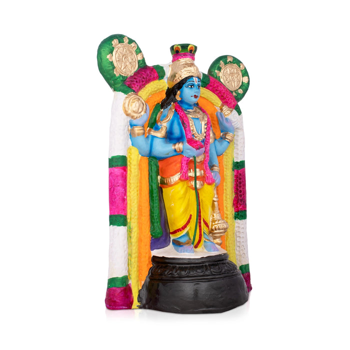 Guruvayurappan Paper Mache Golu Bommai - 12 Inches | Giri Golu Doll/ Navaratri Golu Bomma/Gombe/Bommai