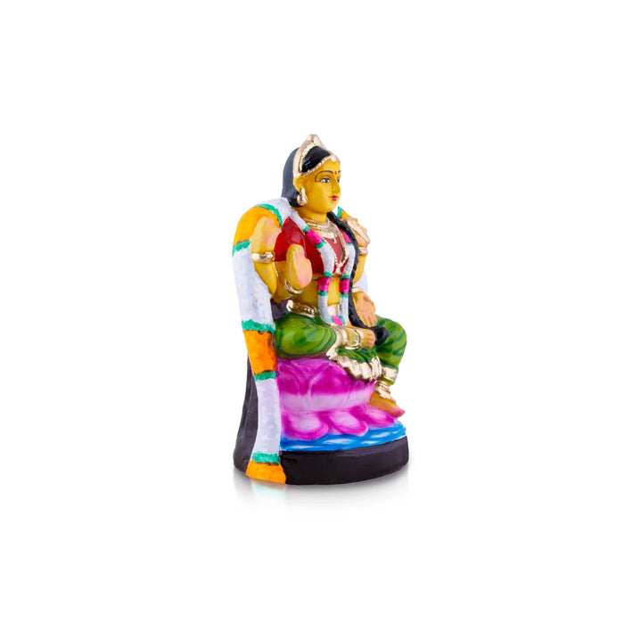 Balambigai Clay Golu Bommai - 10 x 6 Inches | Giri Golu Doll/ Navaratri Golu Bomma/Gombe/Bommai