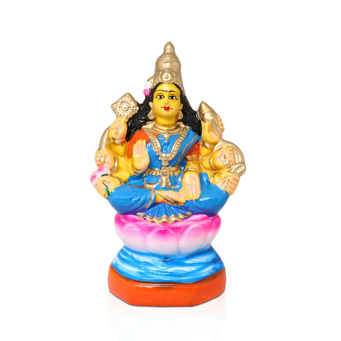 Ashtalakshmi Paper Mache Golu Bommai Set - 9 x 6.5 Inches | Giri Golu Doll/ Navaratri Golu Bomma/Gombe/Bommai