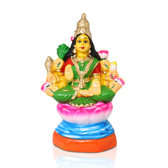 Ashtalakshmi Paper Mache Golu Bommai Set - 9 x 6.5 Inches | Giri Golu Doll/ Navaratri Golu Bomma/Gombe/Bommai