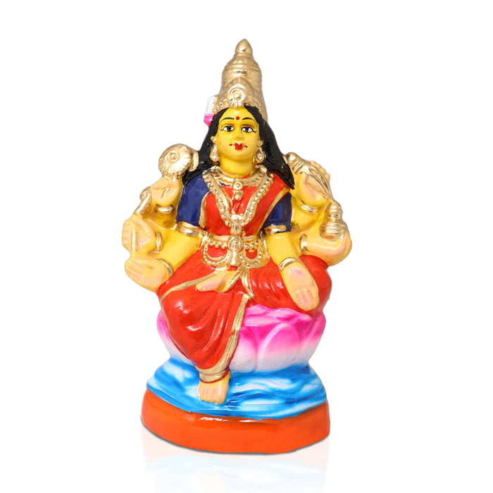 Ashtalakshmi Paper Mache Golu Bommai Set - 9 x 6.5 Inches | Giri Golu Doll/ Navaratri Golu Bomma/Gombe/Bommai