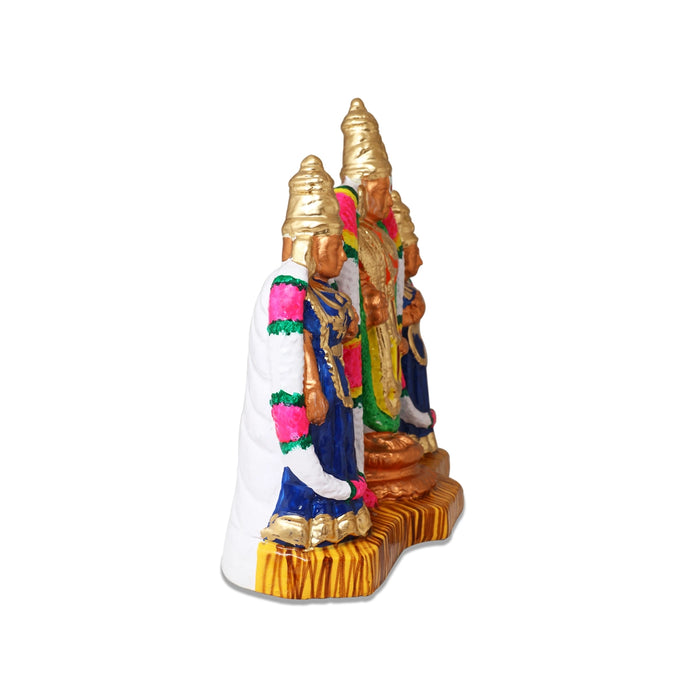 Balaji Perumal Utsavar Clay Golu Bommai - 14 x 12 Inches | Giri Golu Doll/ Navaratri Golu Bomma/ Gombe