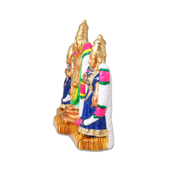 Balaji Perumal Utsavar Clay Golu Bommai - 14 x 12 Inches | Giri Golu Doll/ Navaratri Golu Bomma/ Gombe