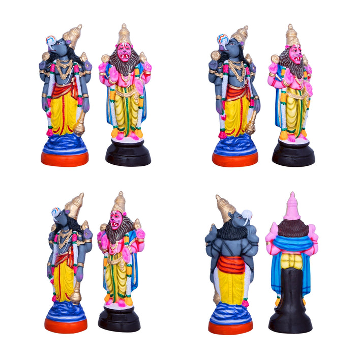 Dashavataram Paper Mache Golu Bommai Set - 14 x 5 Inches | Giri Golu Doll/ Navaratri Golu Bomma/Gombe/Bommai