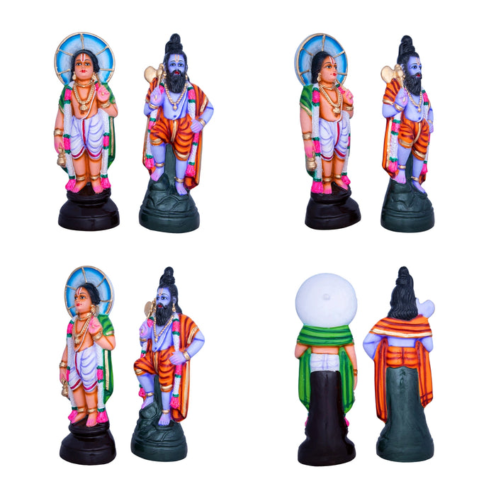 Dashavataram Paper Mache Golu Bommai Set - 14 x 5 Inches | Giri Golu Doll/ Navaratri Golu Bomma/Gombe/Bommai
