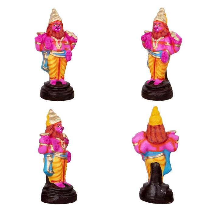 Dasavatharam Paper Mache Golu Bommai Set - 10 x 3 Inches | Giri Golu Doll/ Navaratri Golu Bomma/Gombe/Bommai