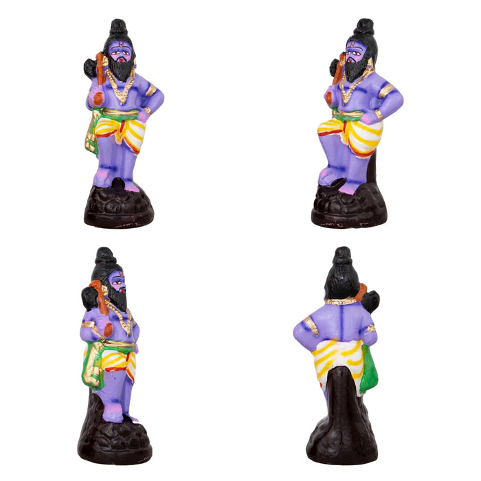 Dasavatharam Paper Mache Golu Bommai Set - 10 x 3 Inches | Giri Golu Doll/ Navaratri Golu Bomma/Gombe/Bommai