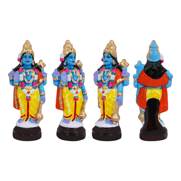 Gajendra Moksham Clay Golu Bommai Set - 10 X 16 Inches | Giri Golu Doll/ Navaratri Gombe/ Navratri Décor
