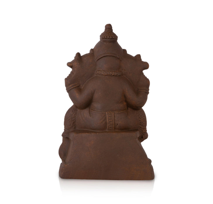 Eco Friendly Maha Ganapati Clay Golu Bommai - 12 Inches | Giri Golu Doll/ Navaratri Golu Bomma/Gombe/Bommai