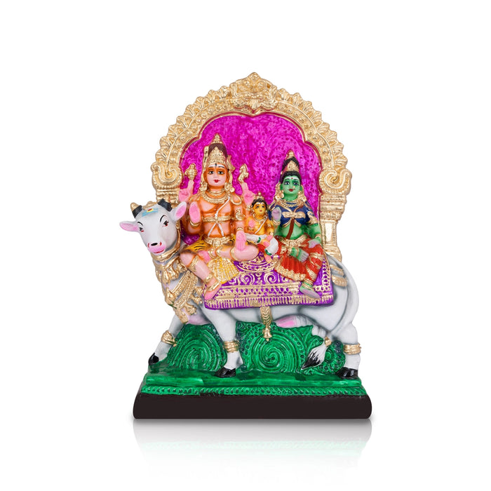 Rishabha Vahanam Paper Mache Golu Bommai - 14 x 9 Inches | Giri Golu Doll/ Navaratri Kolu Bommalu/ Gombe