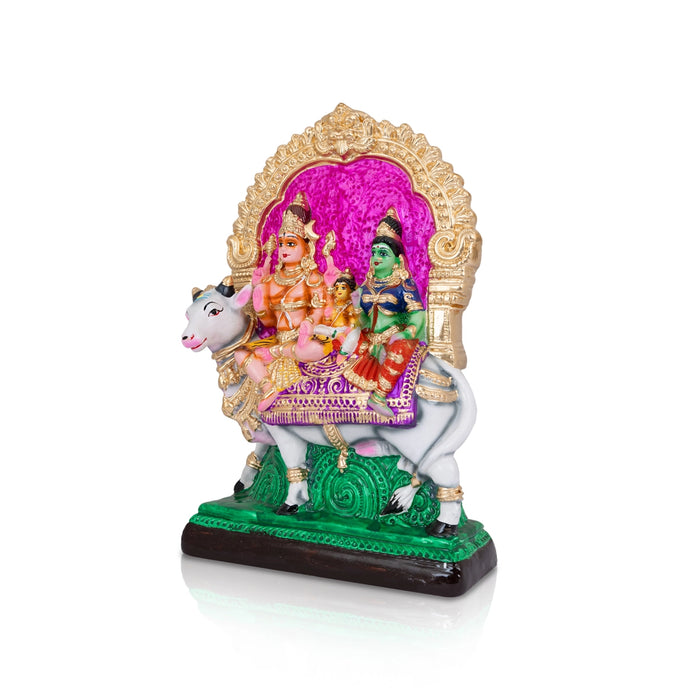 Rishabha Vahanam Paper Mache Golu Bommai - 14 x 9 Inches | Giri Golu Doll/ Navaratri Kolu Bommalu/ Gombe