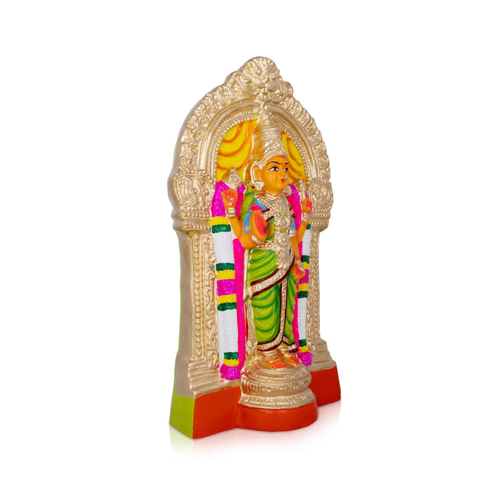 Garbarakshambigai Paper Mache Golu Bommai - 17 X 10 Inches | Navaratri Gombe/ Giri Golu Doll/ Navratri Decor