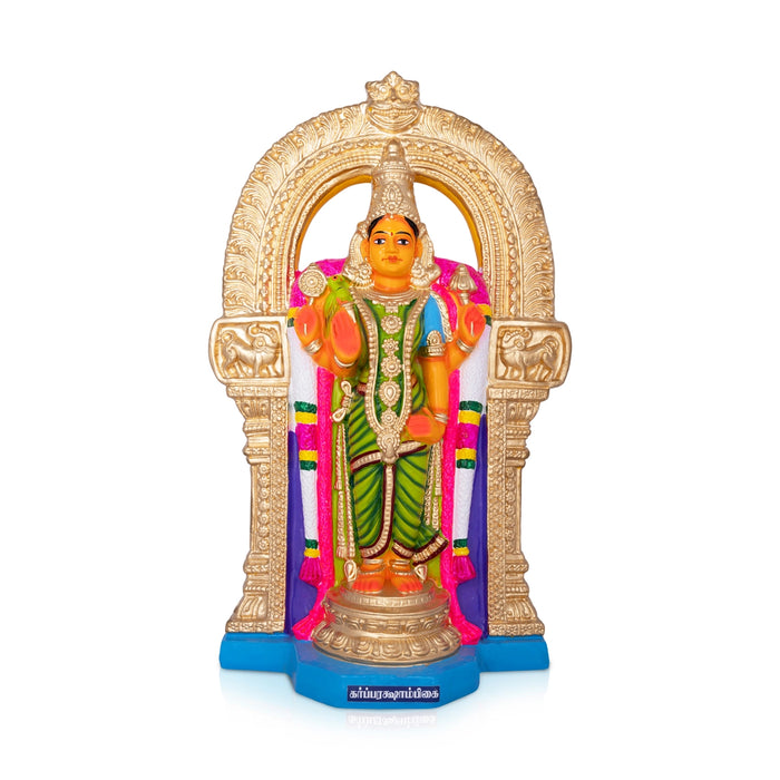 Garbarakshambigai Paper Mache Golu Bommai- 22 x 13 Inches | Giri Golu Doll/ Navaratri Golu Bommai/ Dasara Doll