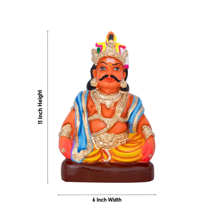 Maya Bazar Paper Mache Golu Bommai Set - 11 X 6 Inches | Navaratri Gombe/ Giri Golu Doll/ Navratri Decor