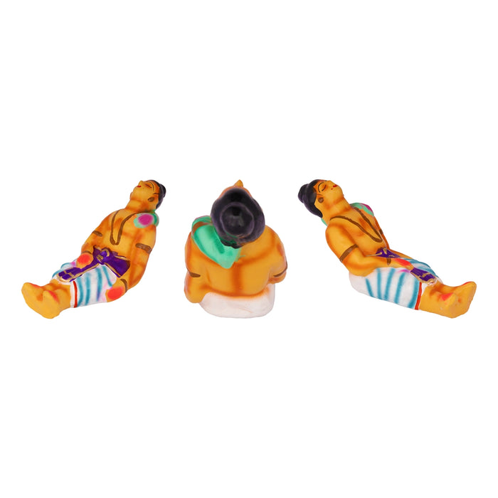 Sanjeevi Malai Clay Golu Bommai Set - 10 x 8 Inches | Giri Golu doll/ Navaratri Kolu Bomma/ Gombe/ Bommalu