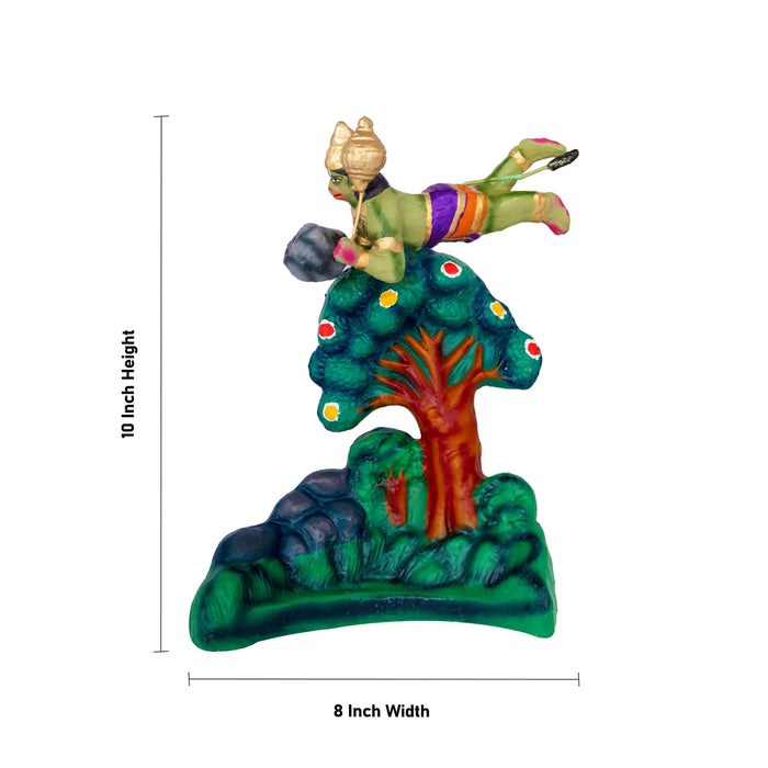 Sanjeevi Malai Clay Golu Bommai Set - 10 x 8 Inches | Giri Golu doll/ Navaratri Kolu Bomma/ Gombe/ Bommalu