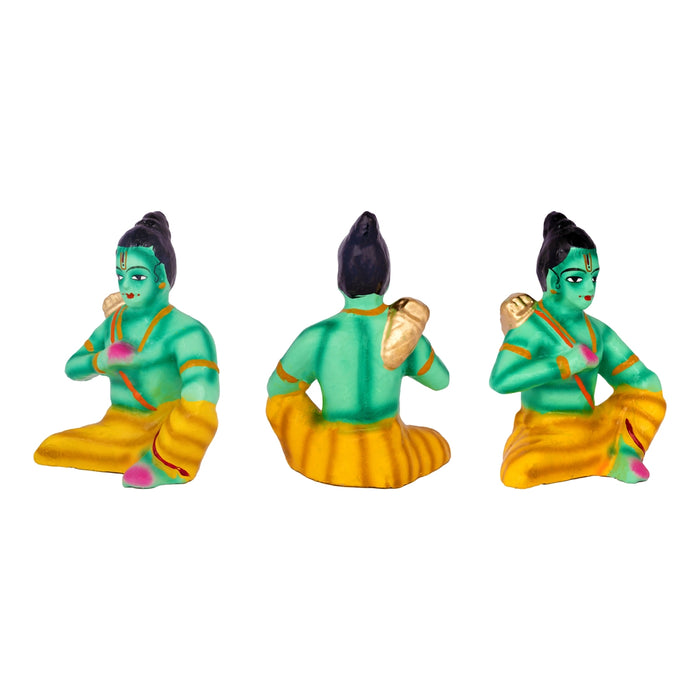 Sanjeevi Malai Clay Golu Bommai Set - 10 x 8 Inches | Giri Golu doll/ Navaratri Kolu Bomma/ Gombe/ Bommalu
