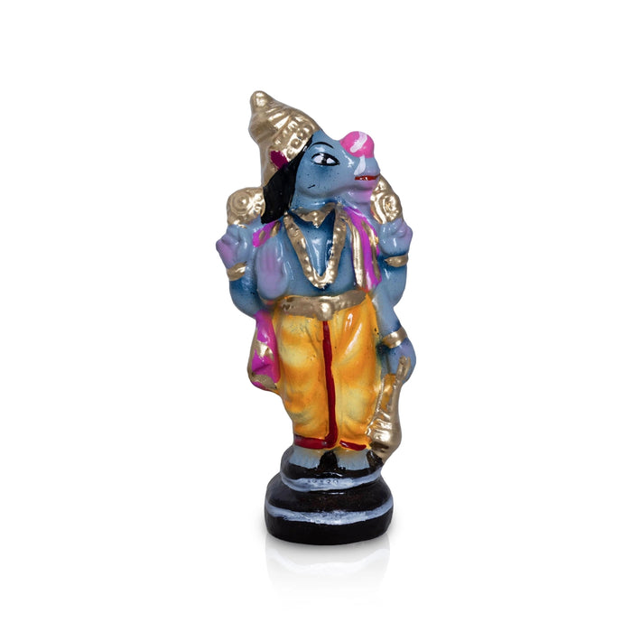 Dasavataram Clay Golu Bommai Set - 6.75 x 2.5 Inches | Giri Golu Doll/ Navaratri Golu Bomma/ Gombe/ Dasara Doll