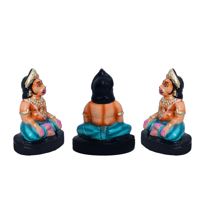 Balagar Thayam Clay Golu Bommai Set - 5 x 4 Inches | Giri Golu Doll/ Navaratri Golu Bomma/ Gombe/ Dasara Doll