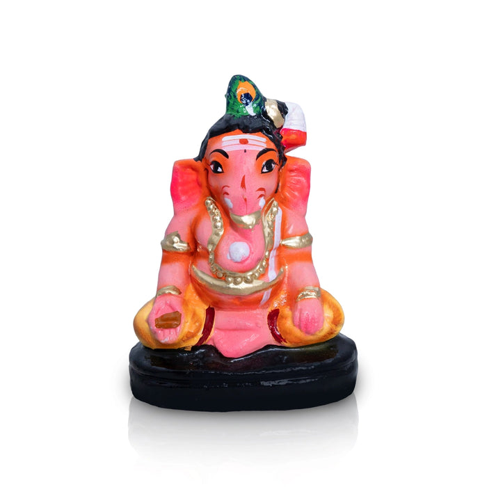 Balagar Thayam Clay Golu Bommai Set - 5 x 4 Inches | Giri Golu Doll/ Navaratri Golu Bomma/ Gombe/ Dasara Doll
