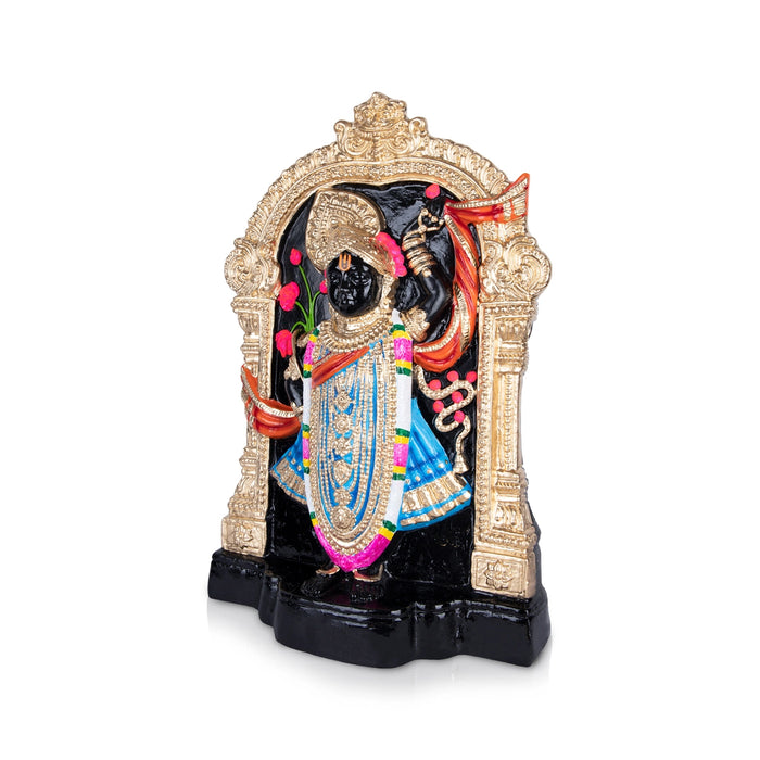 Dwaraka Krishna Murti Paper Mache Golu Bommai- 21 x 15 Inches | Giri Golu Doll/ Navratri Decor/ Navaratri Gombe