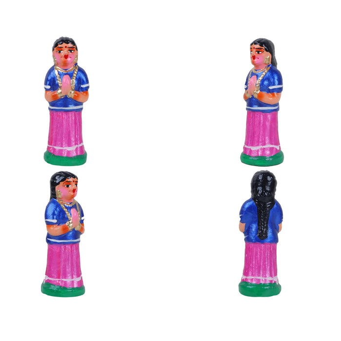 Dhanvantari Clay Golu Bommai Set - 12 Inches | Giri Golu Doll/ Navaratri Golu Bomma/Gombe/Bommai