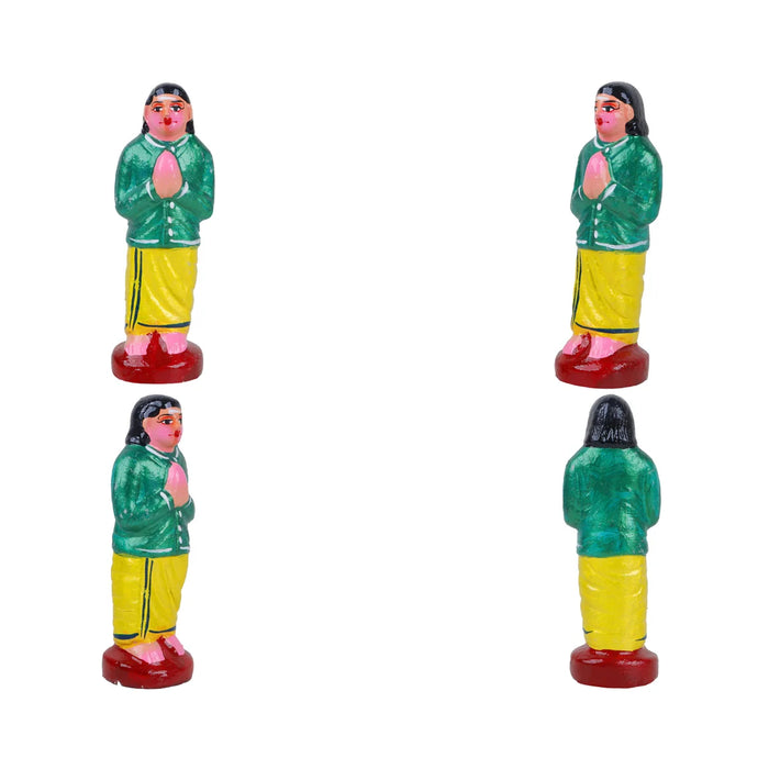 Dhanvantari Clay Golu Bommai Set - 12 Inches | Giri Golu Doll/ Navaratri Golu Bomma/Gombe/Bommai