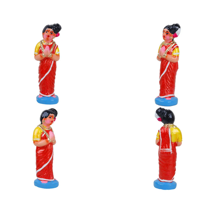 Dhanvantari Clay Golu Bommai Set - 12 Inches | Giri Golu Doll/ Navaratri Golu Bomma/Gombe/Bommai