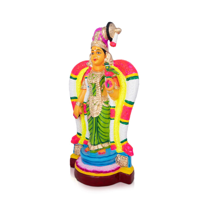 Andal Paper Mache Golu Bommai - 20 x 15 Inches | Giri Golu Doll/ Navaratri Golu Bomma/Gombe/Bommai