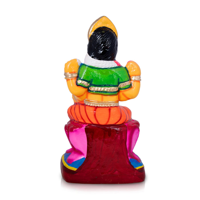 Balambigai Paper Mache Golu Bommai - 13 x 6.5 Inches | Giri Golu Doll/ Navaratri Golu Bomma/Gombe/Bommai