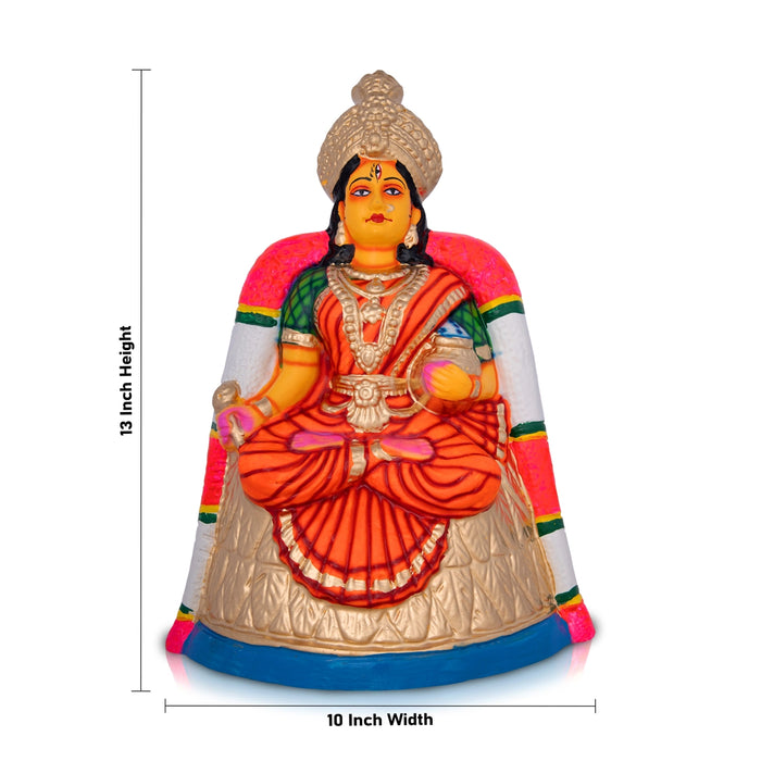 Annapoorani Paper Mache Golu Bommai - 13 x 10 Inches | Giri Golu Doll/ Navaratri Golu Bomma/Gombe/Bommai