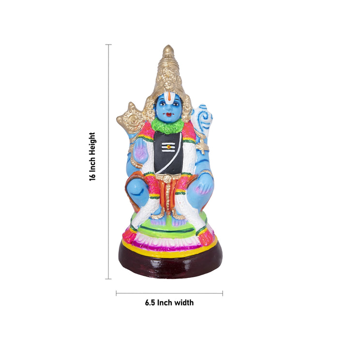 Harihara Paper Mache Golu Bommai - 16 x 6.5 Inches | Giri Golu Doll/ Navaratri Golu Bomma/Gombe/Bommai