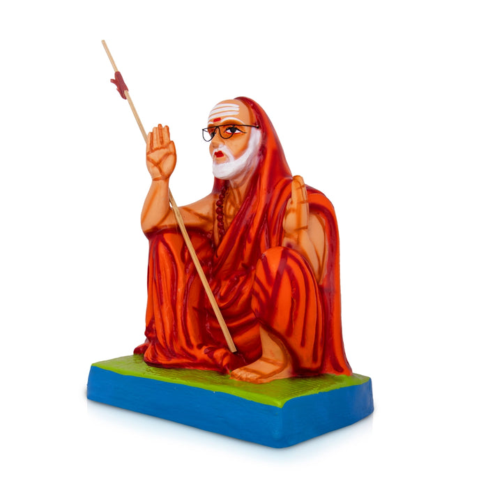 Maha Periyava Paper Mache Golu Bommai - 22 x 12 Inches | Giri Golu Doll/ Navaratri Golu Bomma/Gombe/Bommai