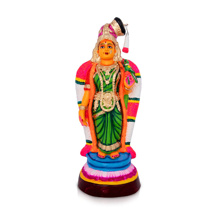 Andal Paper Mache Golu Bommai - 17 x 6 Inches | Giri Golu Doll/ Navaratri Golu Bomma/Gombe/Bommai