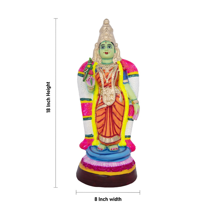 Meenakshi Paper Mache Golu Bommai - 18 x 8 Inches | Giri Golu Doll/ Navaratri Golu Bomma/Gombe/Bommai