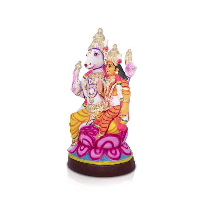 Lakshmi Hayagreevar Paper Mache Golu Bommai - 22 x 11 Inches | Giri Golu Doll/ Navaratri Golu Bomma/Gombe/Bommai