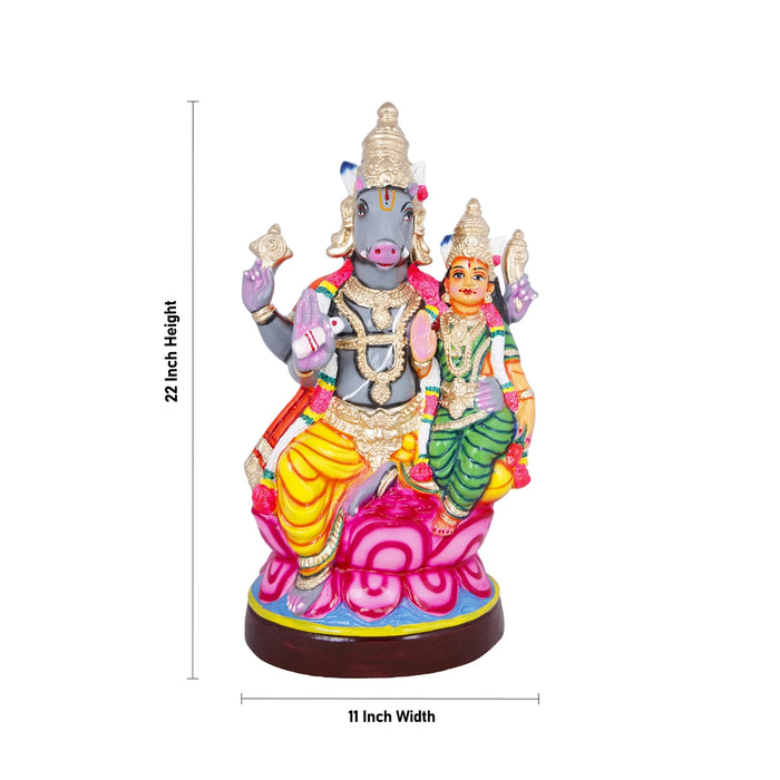 Lakshmi Varaha Paper Mache Golu Bommai - 22 x 11 Inches | Giri Golu Doll/ Navaratri Golu Bomma/Gombe/Bommai