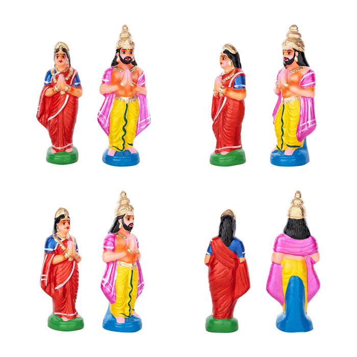 Putrakameshti Yagam Clay Golu Bommai Set- 11 X 6.5 Inches | Navaratri Golu Gombe/ Giri Golu Doll/Navratri Decor