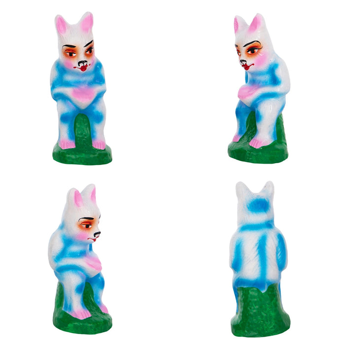 Lion King Story Clay Golu Bommai Set - 6.5 X 3 Inches | Giri Golu Doll/ Navaratri Gombe/ Navratri Decor