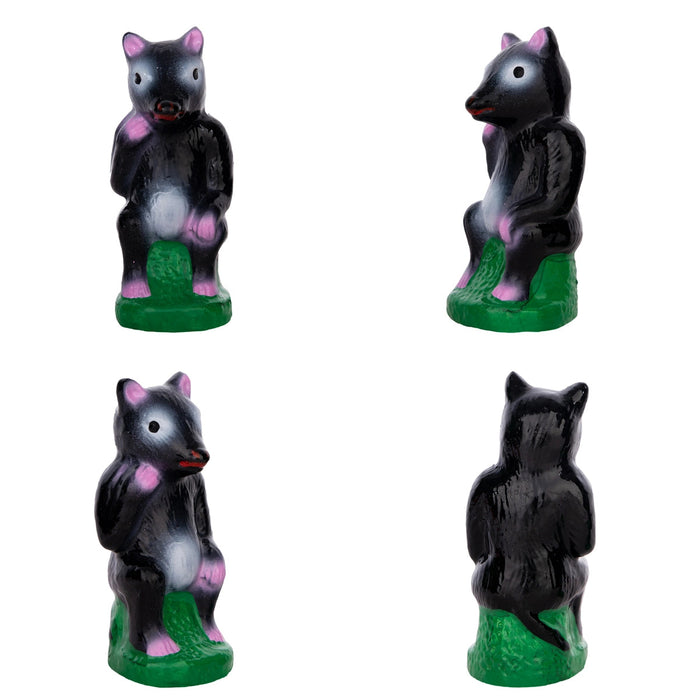 Lion King Story Clay Golu Bommai Set - 6.5 X 3 Inches | Giri Golu Doll/ Navaratri Gombe/ Navratri Decor